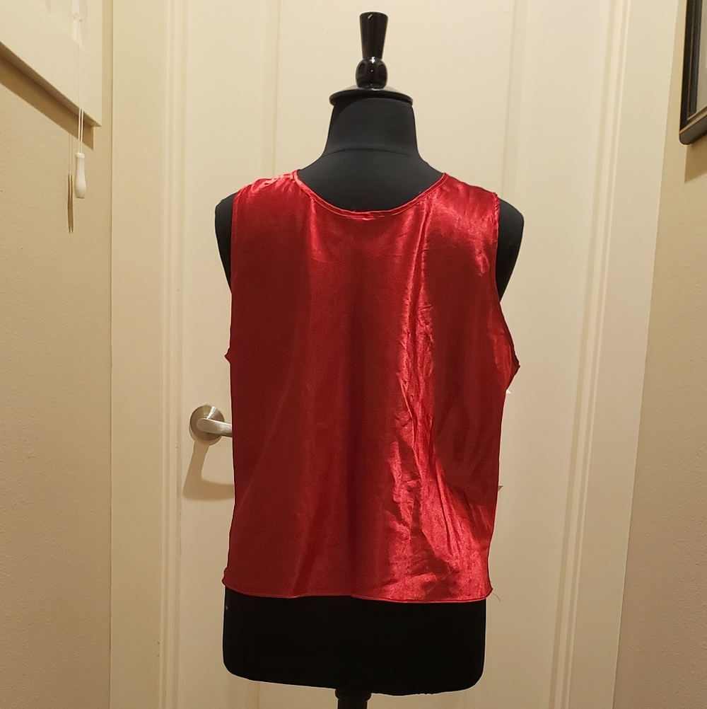 Cato Red Lace-Trimmed Camisole - Picture 3 of 10
